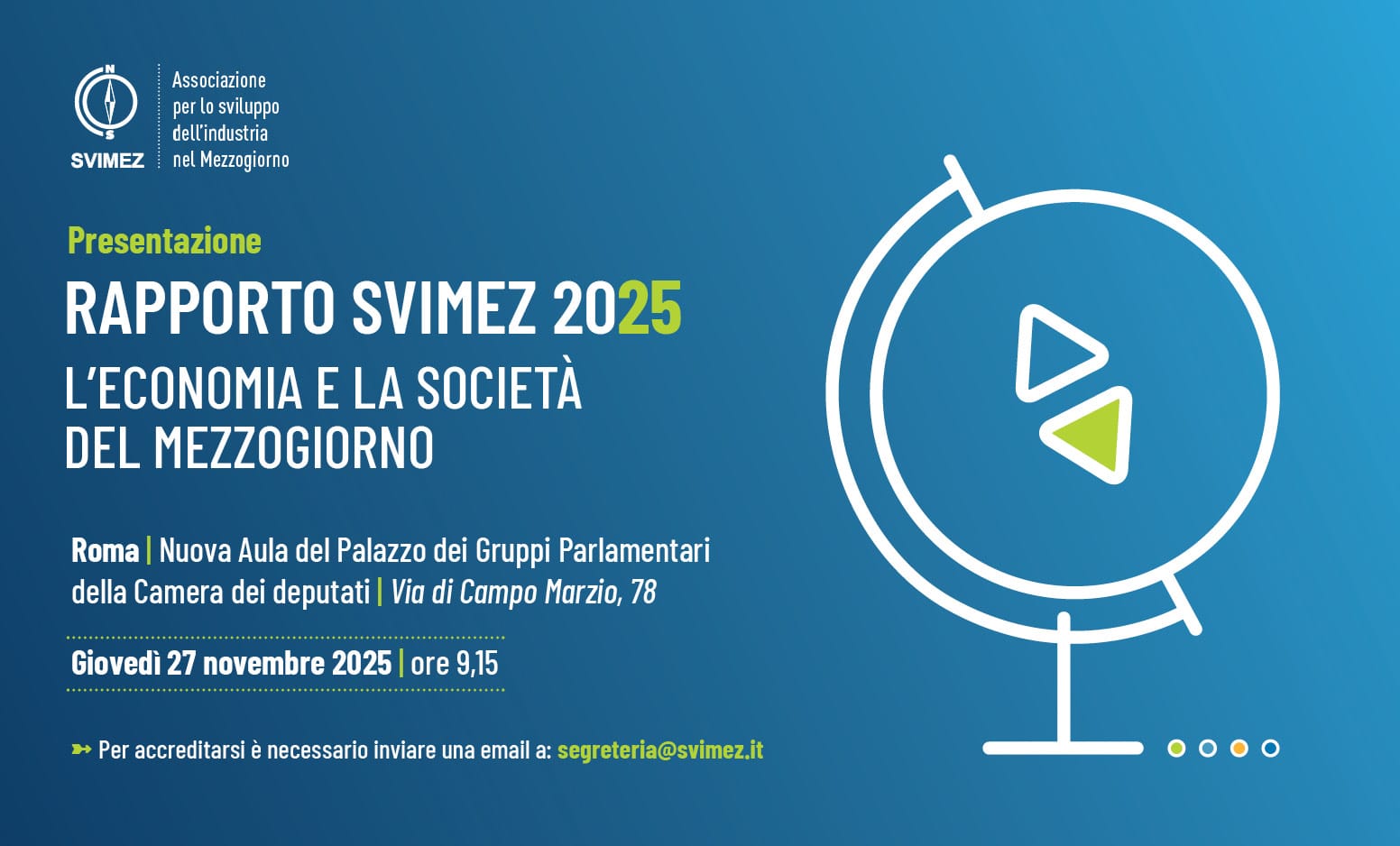 Rapporto svimez save the date Rapporto svimez save the date